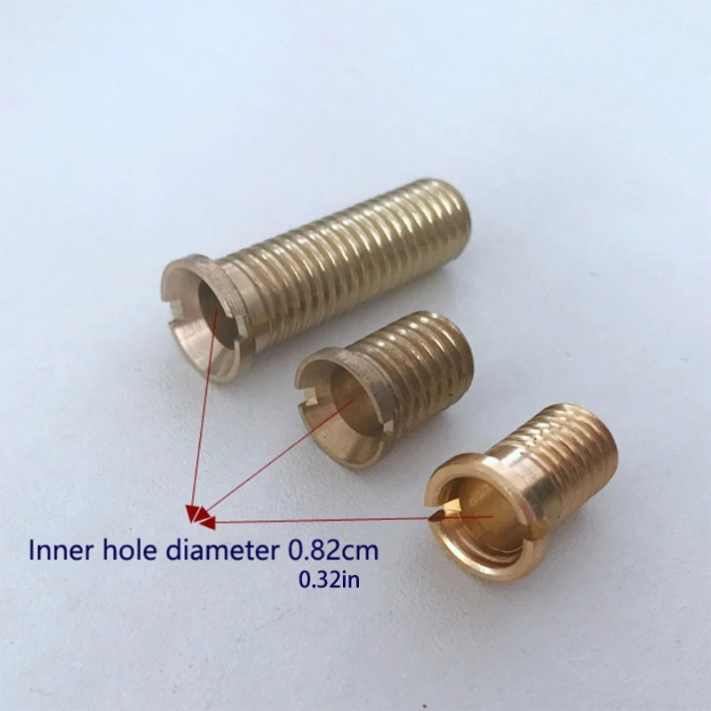 Kitchen Sink Basket Strainer Threaded Screw Connector Pure Copper Sink Filter Waste Plug Screws Easy to Replace M4YD