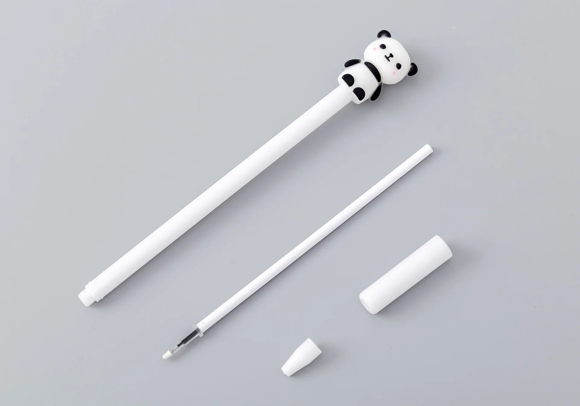 Korean Creative Cute Giant Panda Cute Gel Pen Black Ball Student Gel Pen Wholesale stationery