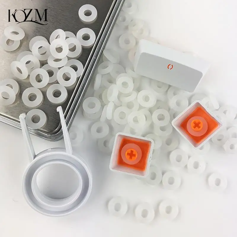 120pcs Keycaps O Ring Seal Sound Dampeners For Merchanical Keyboard MX Switch Mechanical Keyboard Keycaps Special Silent Ring