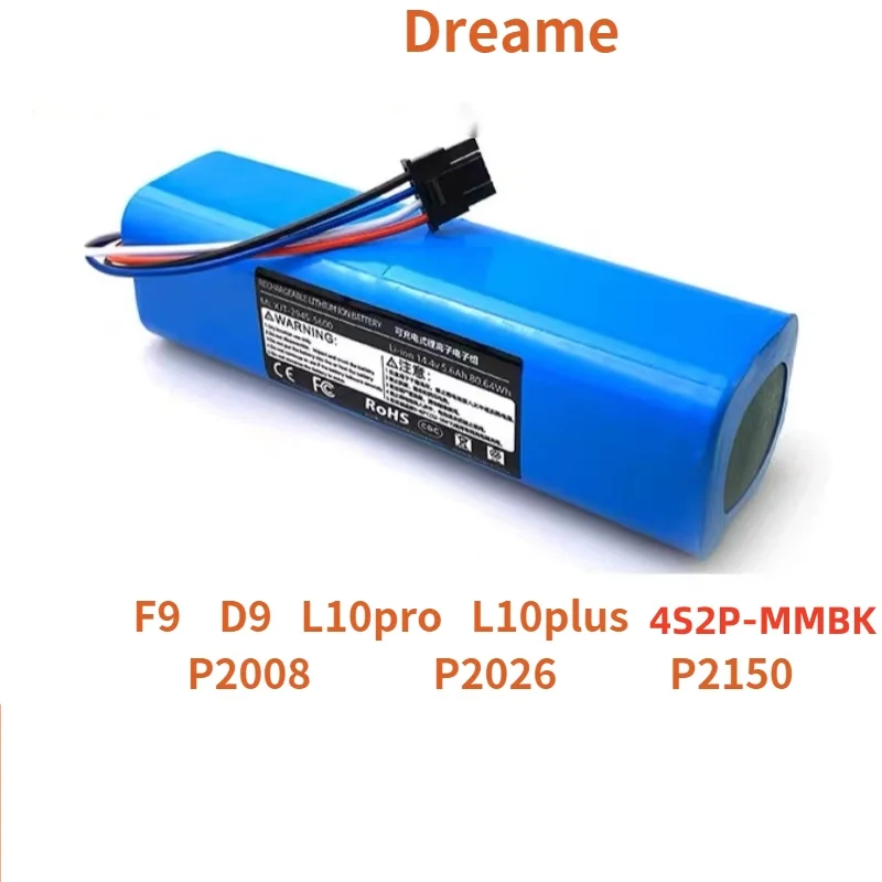 lithium ion battery pack For F9 D9 L10Pro L10Plus S10 S10Pro P2008 P2026 P2150 4S2P-MMBK Sweeping Robot