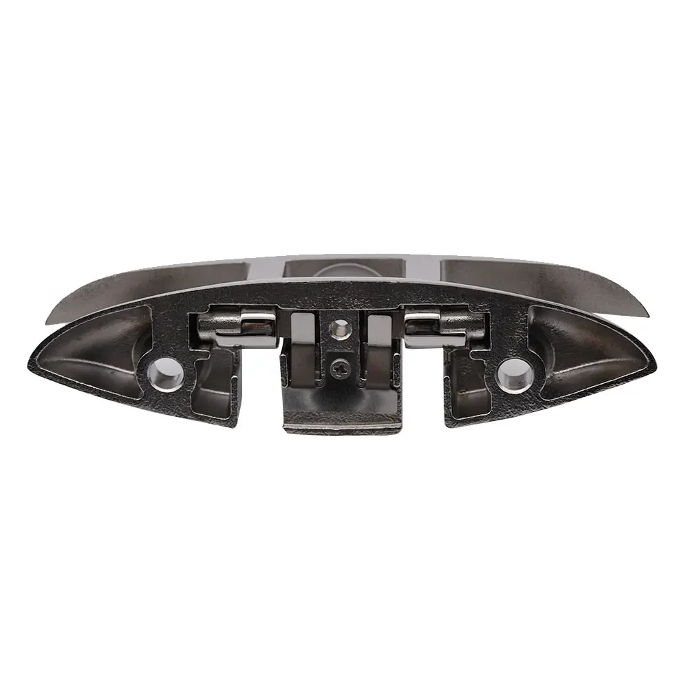 6inch Marine Grade Boat Stainless Steel 316 Folding Pull Up Cleat Dock Deck Hardware Line Rope Cleat for Ship Yacht Boat Custom
