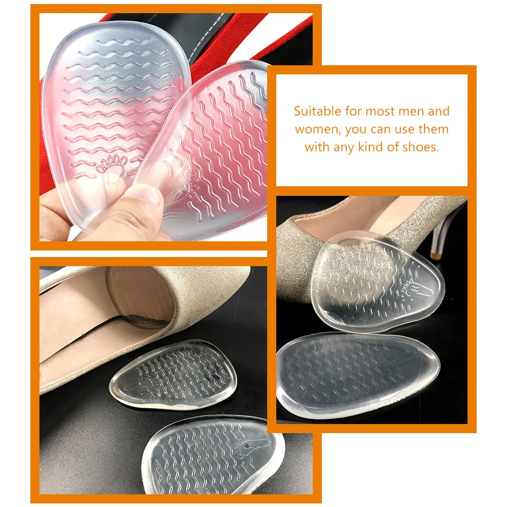 

Gel Forefoot Shoe Inserts Women Men High Heel Foot Pads Comfortable Metatarsal Support Sole Pads for Flats Sneakers