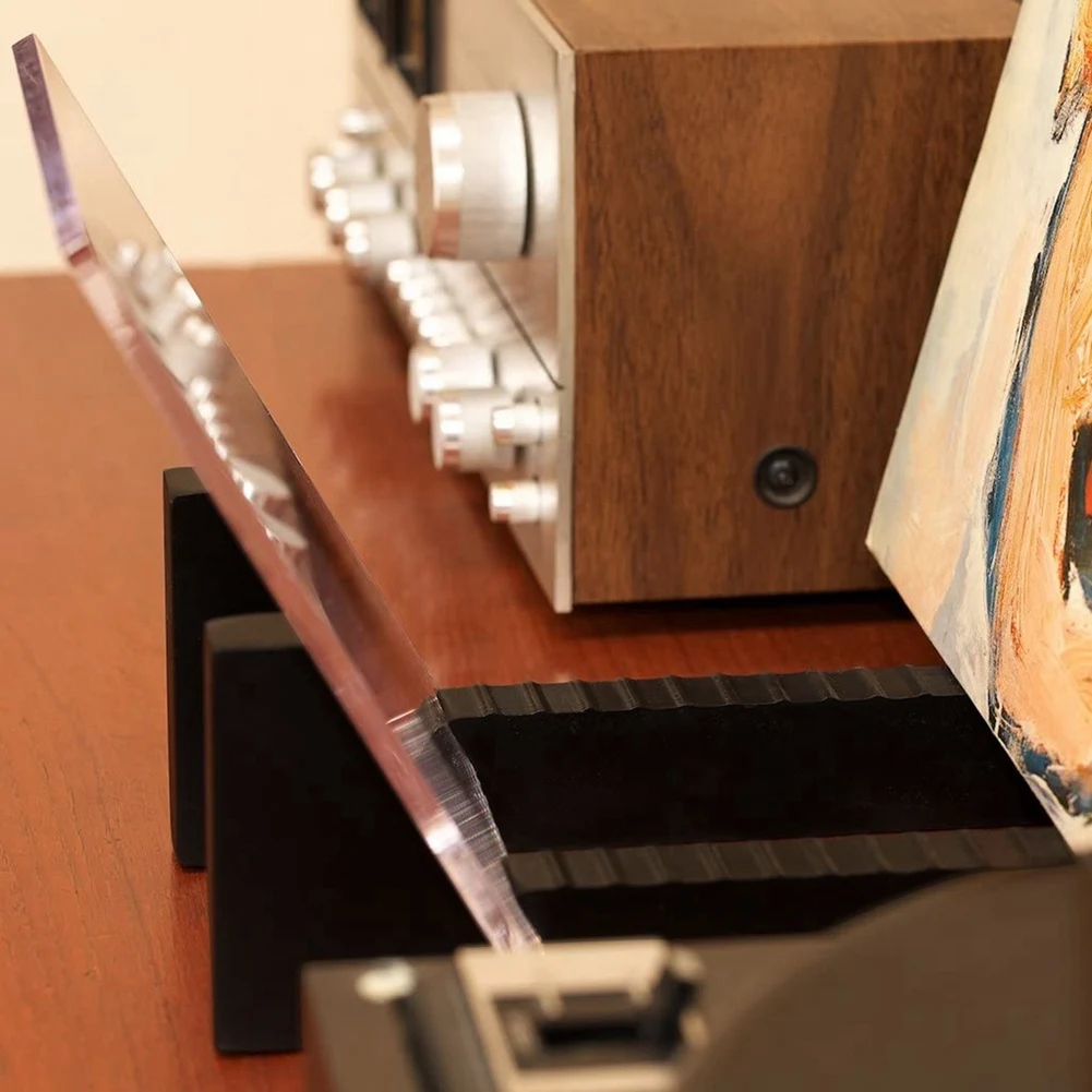 attwo-2x-ビニールレコード収納-ビニールlpレコードラック-長さ137インチ-ビニールレコードホルダー（ブラック）