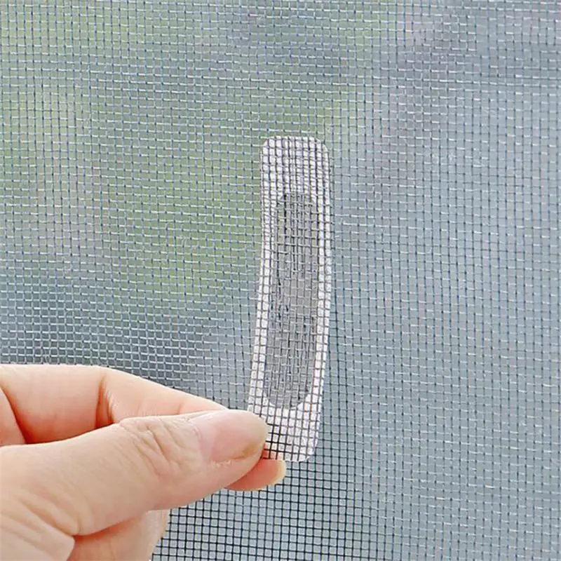 1~10PCS set Window Door Screen Repair Patch Adhesive Repair Kit Indoor Insect Fly Mosquit Window Screens Curtain Mosquito Net