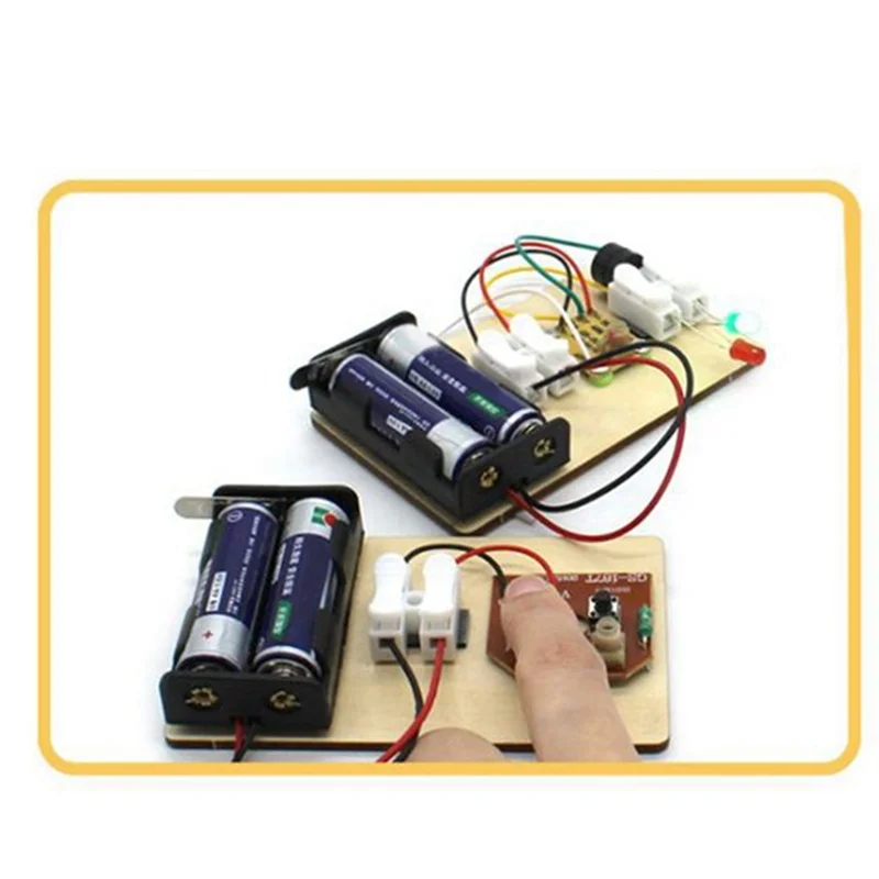 25Pack STEM Kits, Learn Morse Code, Build A Telegraph Machine, Electric Circuit Experiment, Electricity Kit(No Battery)