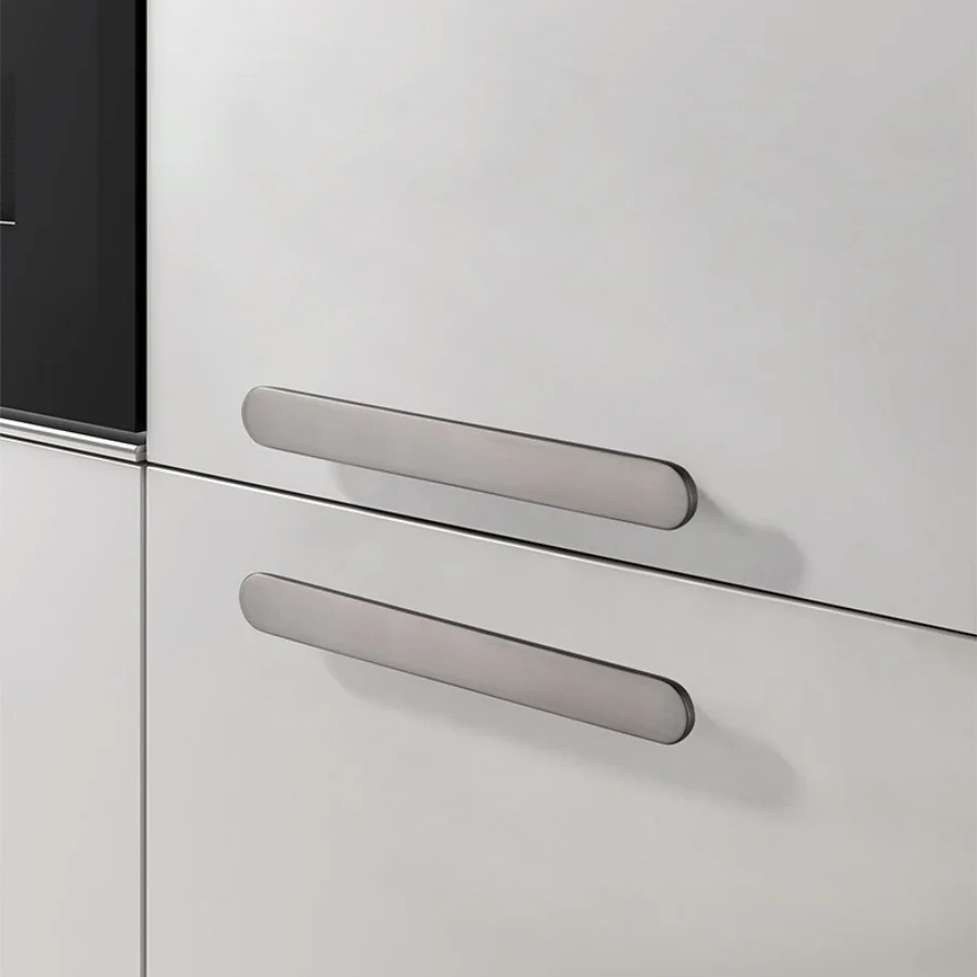 T-shaped Funiture Handles Zinc Alloy Wardrobe Door Pulls Brushed Black Drawer Knobs kitchen Cabinet Handles Home Decoration