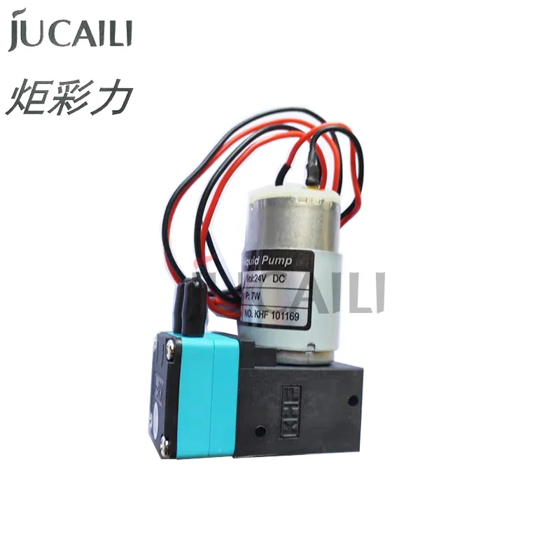 

JCL KHF-30 Ink Pump 24V 7W Outdoor Solvent Printer for Wit-Color Xuli Sky-Color DX5 Inkjet Printer 300-400ml/Min