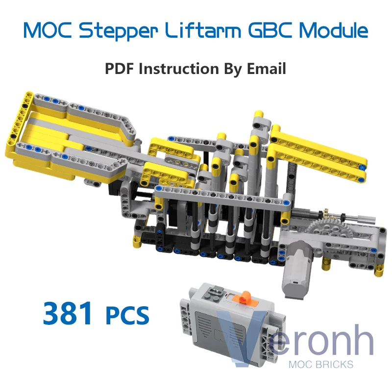

Высокотехнологичный шаговый подъемник, модуль GBC, строительные блоки MOC, подъемный шарик с комплектующими PF, детали для сборки