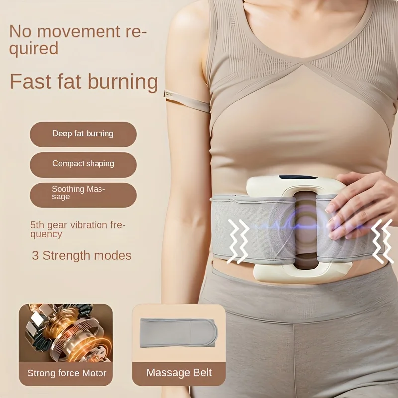 

Портативный массажер для сжигания жира с вибрацией для талии, шеи и ног, эргономичная рукоятка, идеальный подарок на Рождество