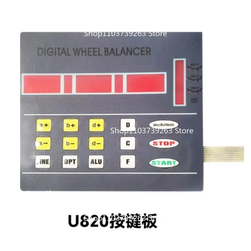Balance Machine Accessories Button Board Control Panel Suitable for Unitec U820 1PC