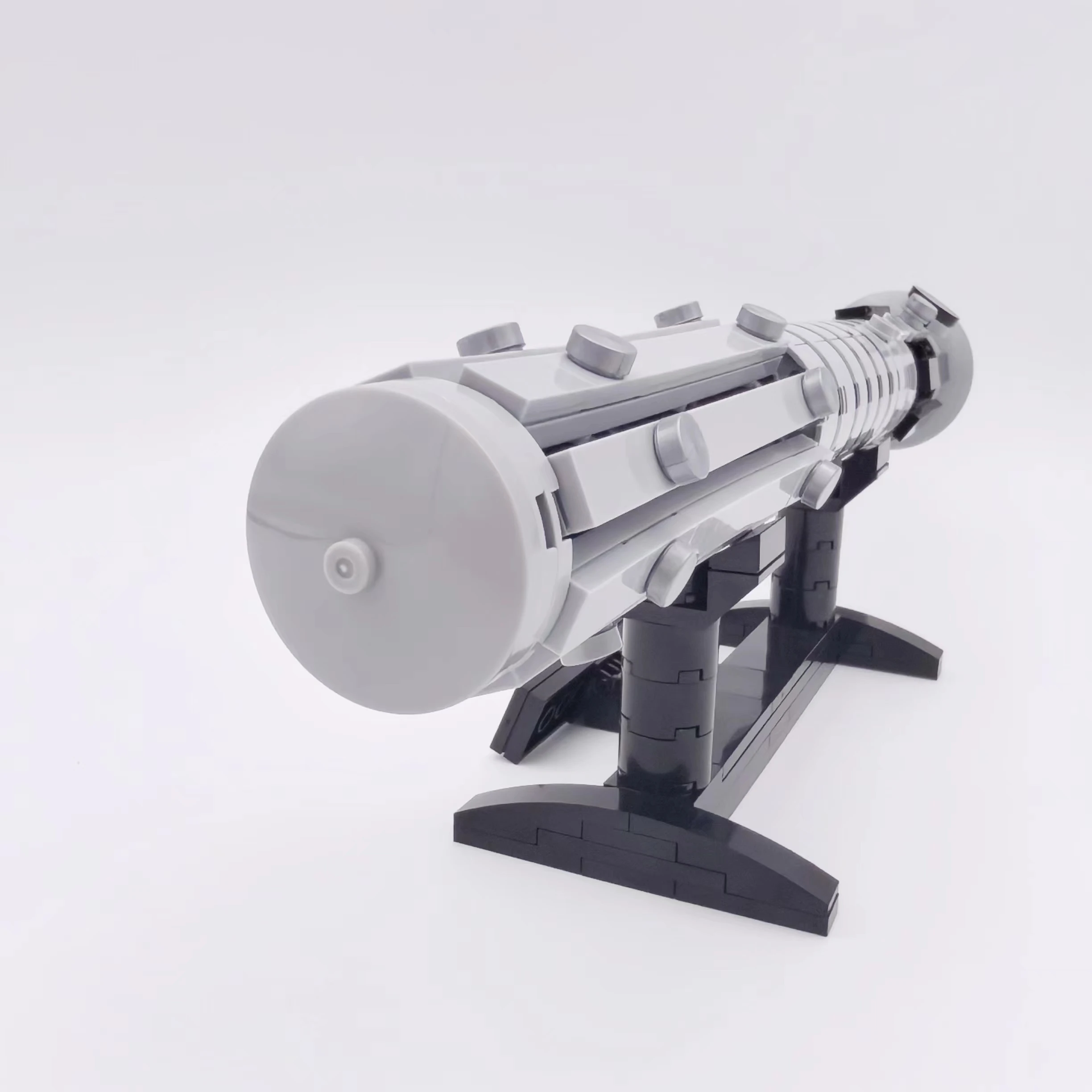 MOC Laser Schwert Bauset 307PCS mit Standfuß Ziegel Spielzeug Weihnachtsgeschenk für Fans