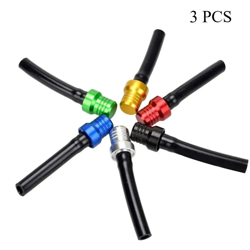

3pcs Motorcycle Gas Fuel Cap Single Way Valves Vent Breather Hoses Tubes For Motocross ATV Quad Dirt Pit Bike Fuel Tank Breather