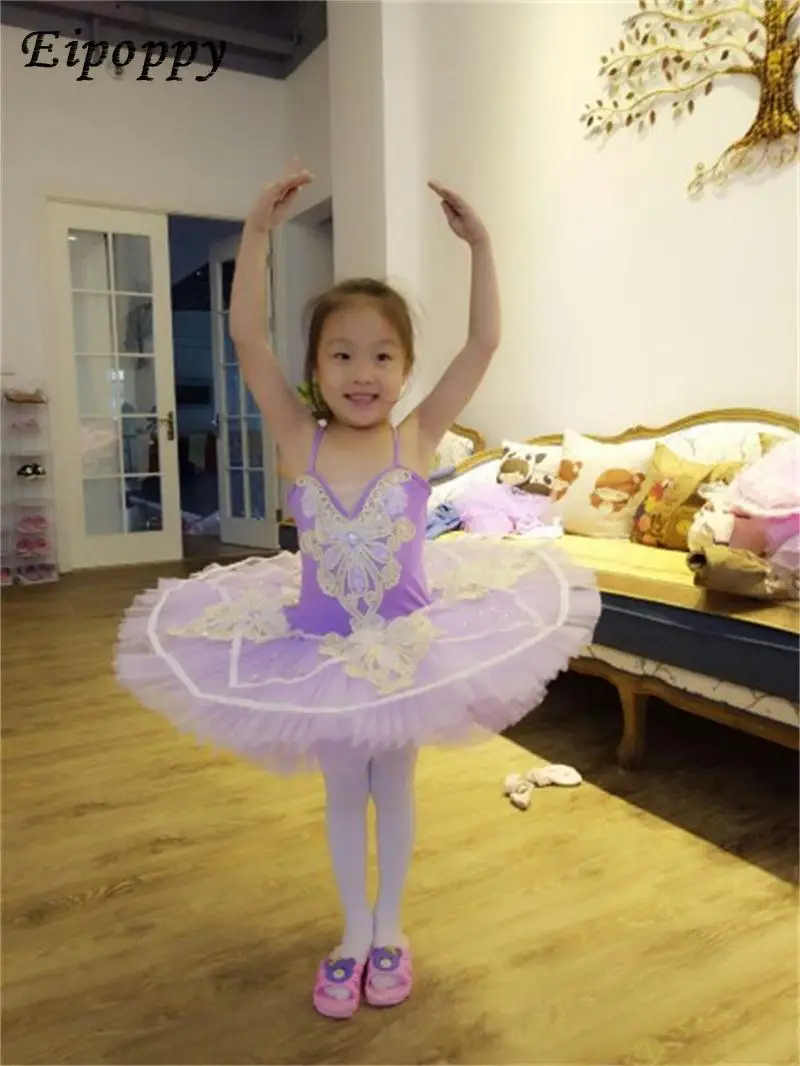 Saia de balé para crianças, tutu personalizado profissional, Little Swan Performance Clothing