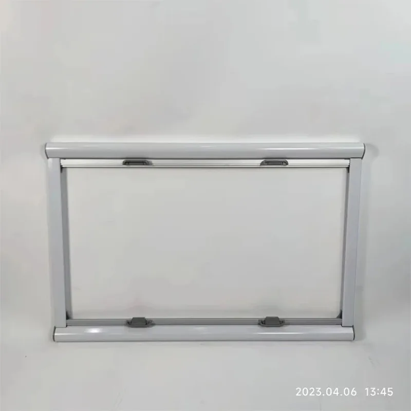 نافذة سيارة من سبائك الألومنيوم 1450*550 مللي متر عالية الجودة لقوافل ومقطورات RV مصنع معتمد بمعيار E13
