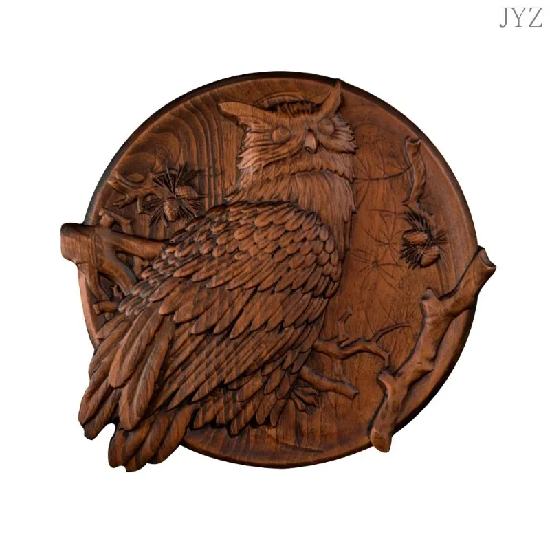 

Винтажный деревянный резной декор в виде совы, настенный художественный декор для дома