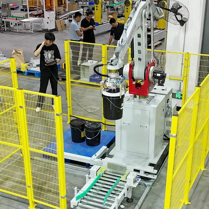

50Kg Electric Automatic Stacking Machine Industrial Robot Palletizing System Tobacco Food Grade Packaging Machinery Case