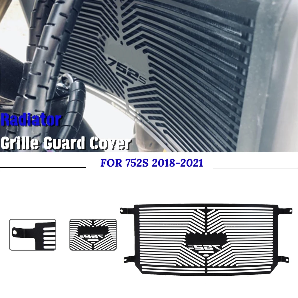 

752 S Motorcycle Accessories Aluminum Radiator Grille Guard Protector Grill Cover Protectio For BENELLI 752s 2018 2019 2020 2021