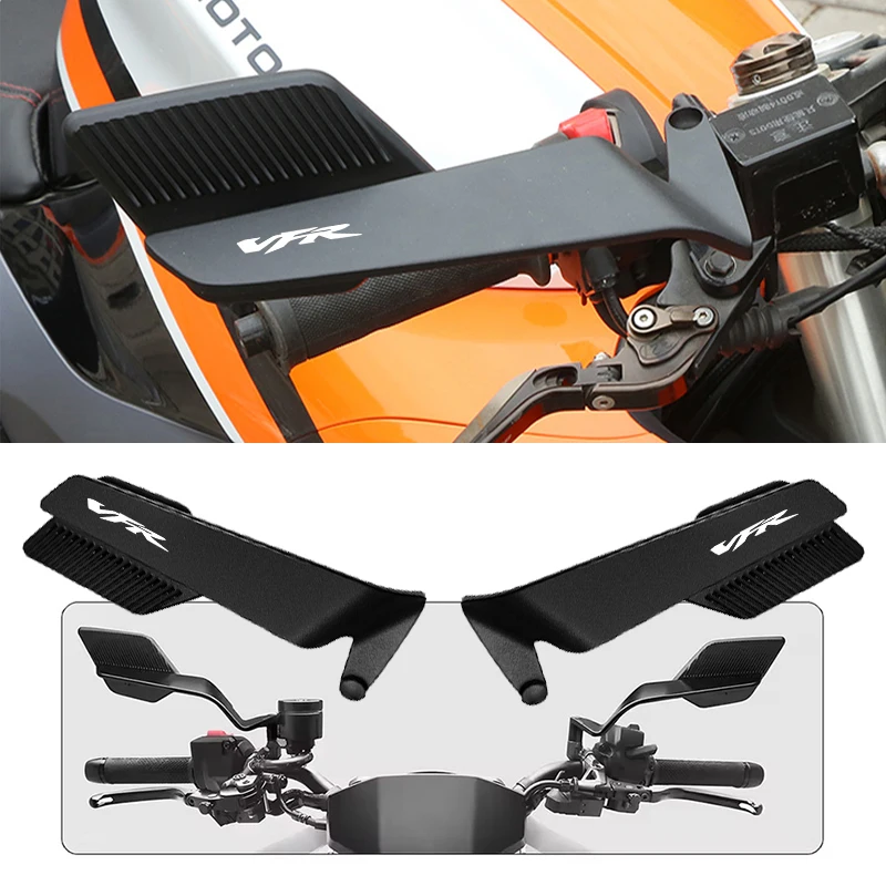 

Универсальное зеркало для мотоцикла с фиксированным ветровым крылом, боковое зеркало заднего вида для Honda VFR VFR800F VFR1200F 750F 1000 1200R