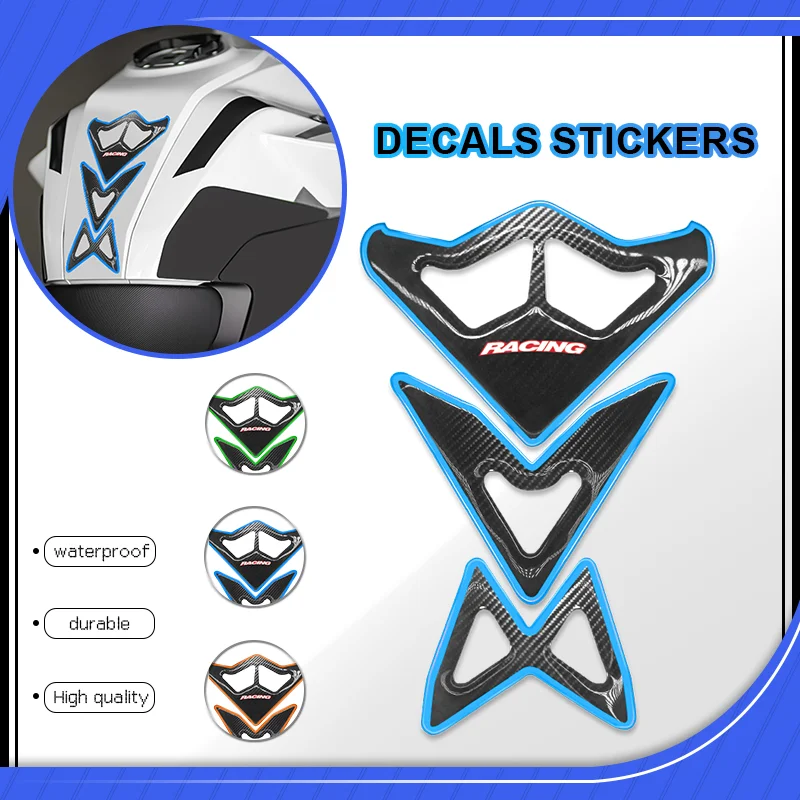 

3D Fuel Tank Pad Decal Sticker For R1 R1M R3 R6 R6S R7 R25 R15 tenere700 /1200 XJ6 FJR1300 Motorcycle Tank Protector sticker