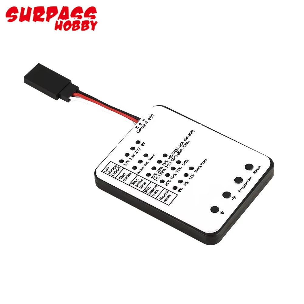 Surpass Hobby 4076 1350KV/1550KV/1700KV/2000KV/2250KV Sensorless Brushless Motor 120A 3-6S ESC For 1/8 1:8 RC Car - view 6