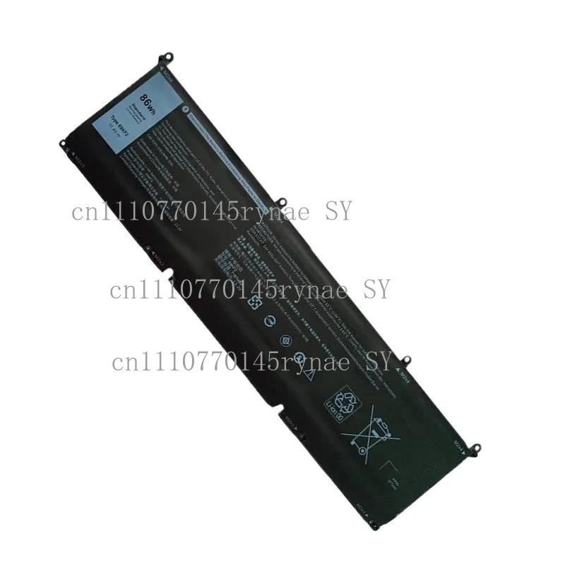 

Аккумулятор для ноутбуков Dell Inspiron G15 5510 5511 5515 5520 XPS15 9500 P91F M15 M17 R3/R4, 69KF2 86Wh 8FCTC 56Wh, сменный аккумулятор