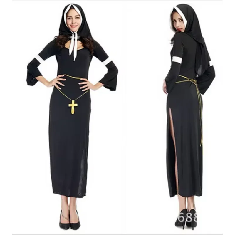nun sex doll Nun's Outfit Set Sex Doll Clothes Cosplay Dress (For #2,3,5,9 Body) –  MRLSEXDOLL main image 0