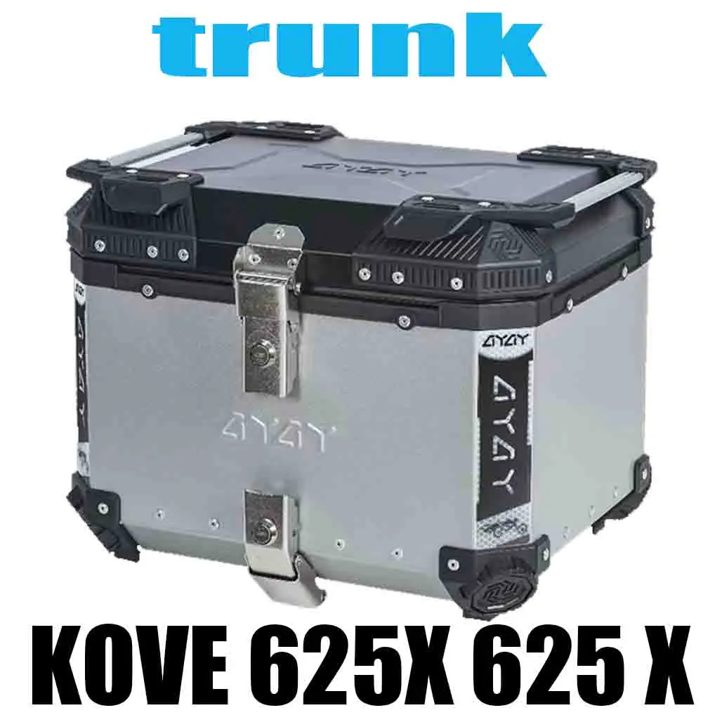 For KOVE 625X 625 X three-box motorcycle aluminum alloy three-box tail box exclusive modified accessories