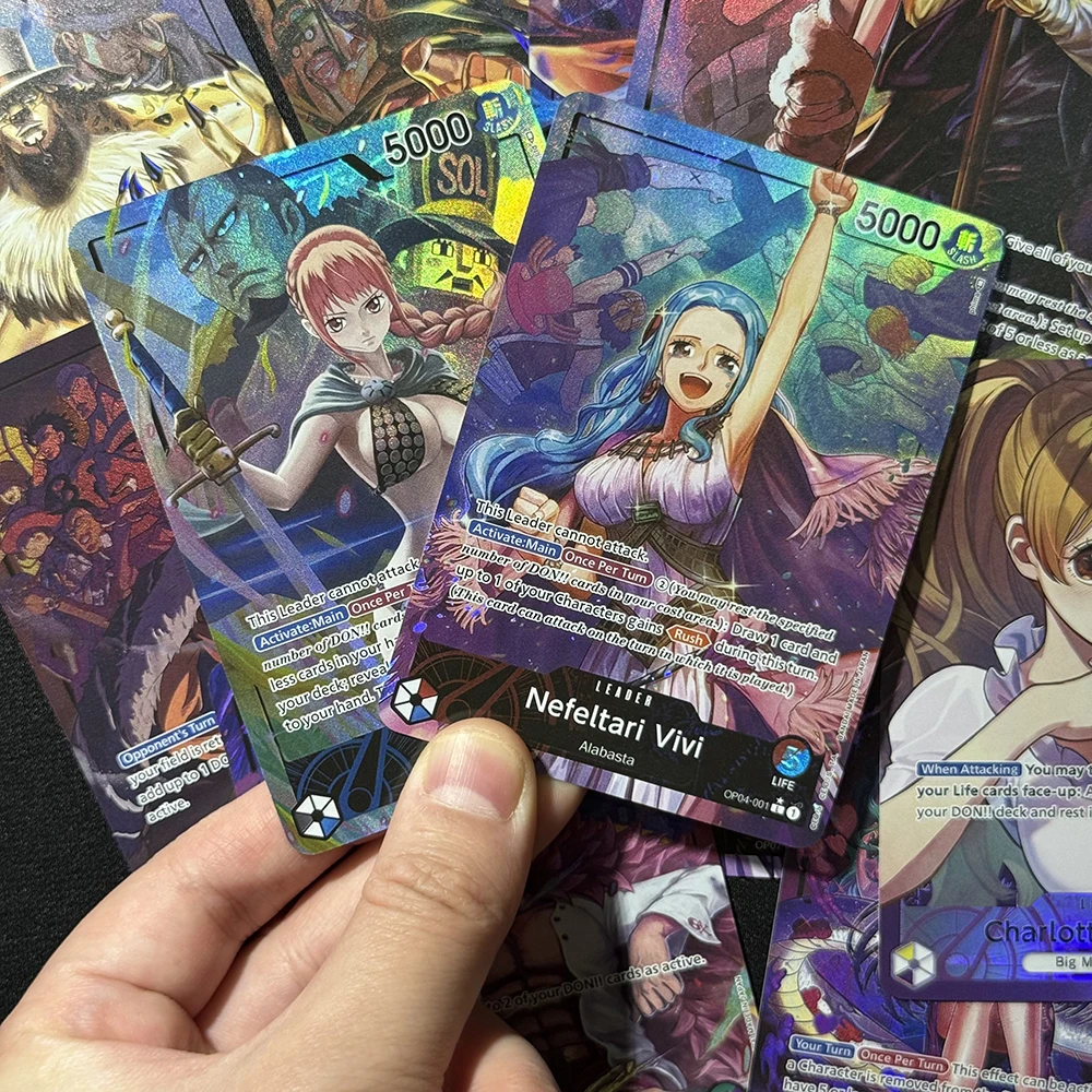 قطعة واحدة بطاقات الوكيل زعيم OP04 بوا هانكوك ريبيكا فيفي إيشو تمساح روب لوتشي كوزوكي أودن مجوهرات بوني TCG EN بطاقة #6