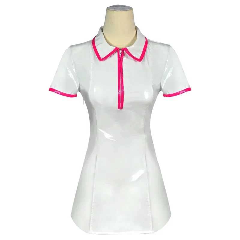 

★Halloween Cosplay Costume Anime Chainsaw Man Makima Power Sexy Nurse Uniform PU Leather Dress Suit Wig Wo 2026 New ♥Look Me ←_←