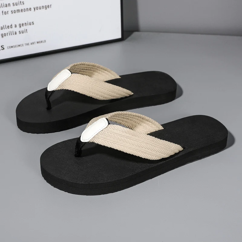 New Large-Sized, Fashionable And Casual Men'S Sandals With Thick Soles And Light Weight, Outdoor Hiking Wading Men'S Flip-Flops