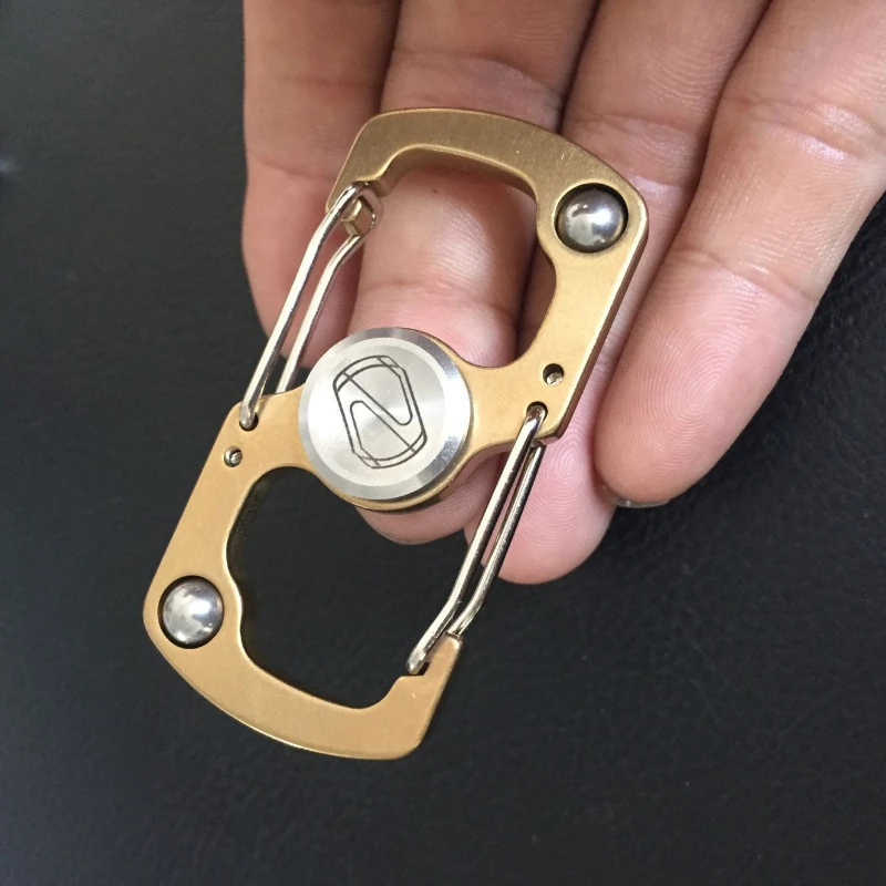 Fidget Spinner rouleau porte-clés EDC métal soulagement du Stress jouet toupie pointe Gyroscope soulager Anti-Stress anxiété Gadgets enfants