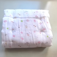 ABDL Adult Baby Diapers Briefs Handmade Pure Cotton Gauze Nappy Cover Large Size Cartoon Print Panties DDLG Cosplay Clothes