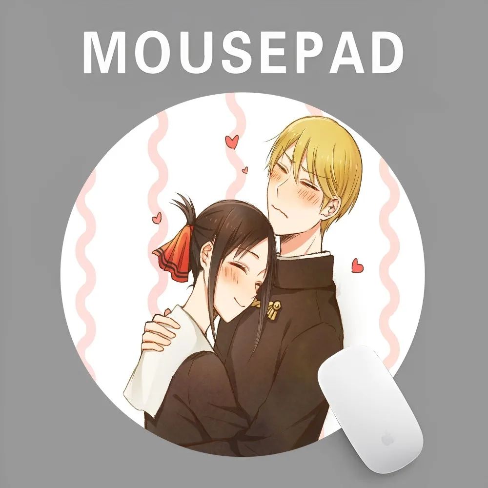 LOVE IS WAR Mousepad INS Tide Round Keyboard Mat Table Mat Students Cabinet Gamer Desktop Mousepad Cup Mats Deskpad Home Decor