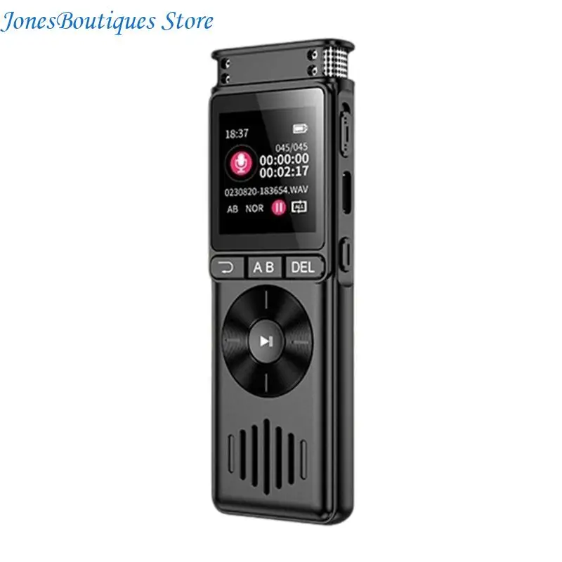 Digital Recorder 8/16/32/64/128GB Memory Denoise Technology MP3 Player Functionality For Interviews  Classes W8KE