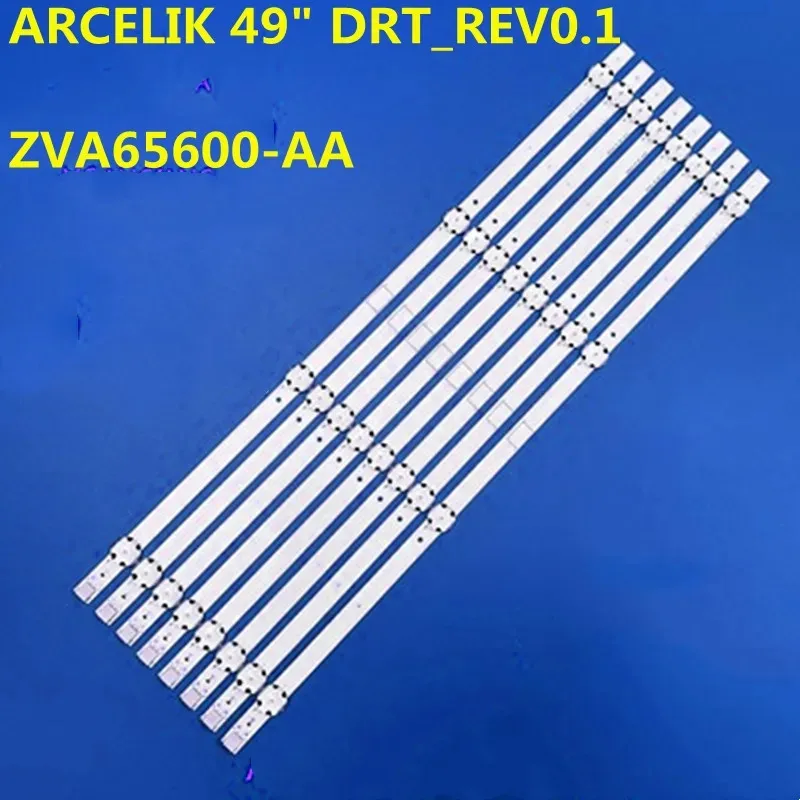 

10kit LED Backlight Strips For ARCE LIK 49" DRT_REV0.1 ZVA65600-AA 49GUB8762 49GUB8765 49GUB8767 49L8752 49VLX7730 49VLX 7810BP