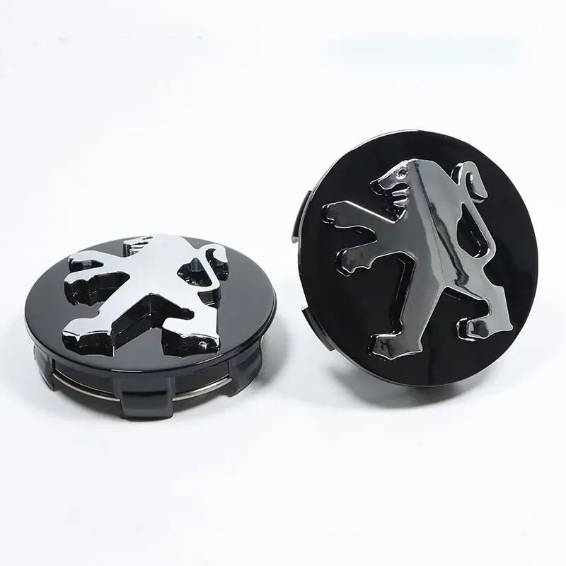 4PCS 60mm Car Styling Wheel Center Cap Hub Covers For Peugeot 206 307 308 301 407 408 508 2008