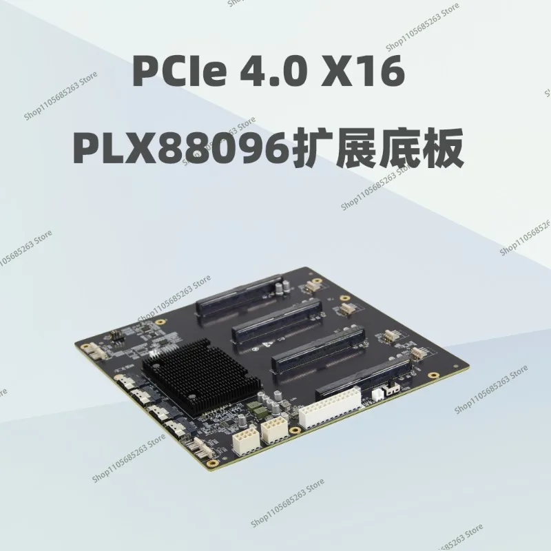 PLX88096 PCIe 4.0 4 GPU Expansion Switch Card 65mm Wide GPU Backplane for AI Workstation Server