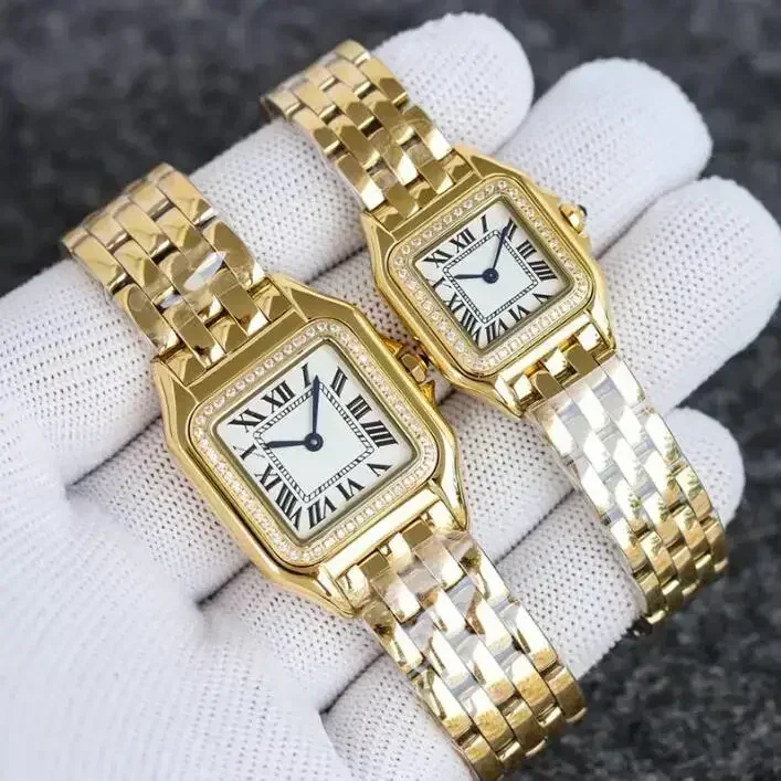 Women's Quartz Watch Gold Silver Stainless Steel Bracelet Women's Diamond Sapphire Watch
