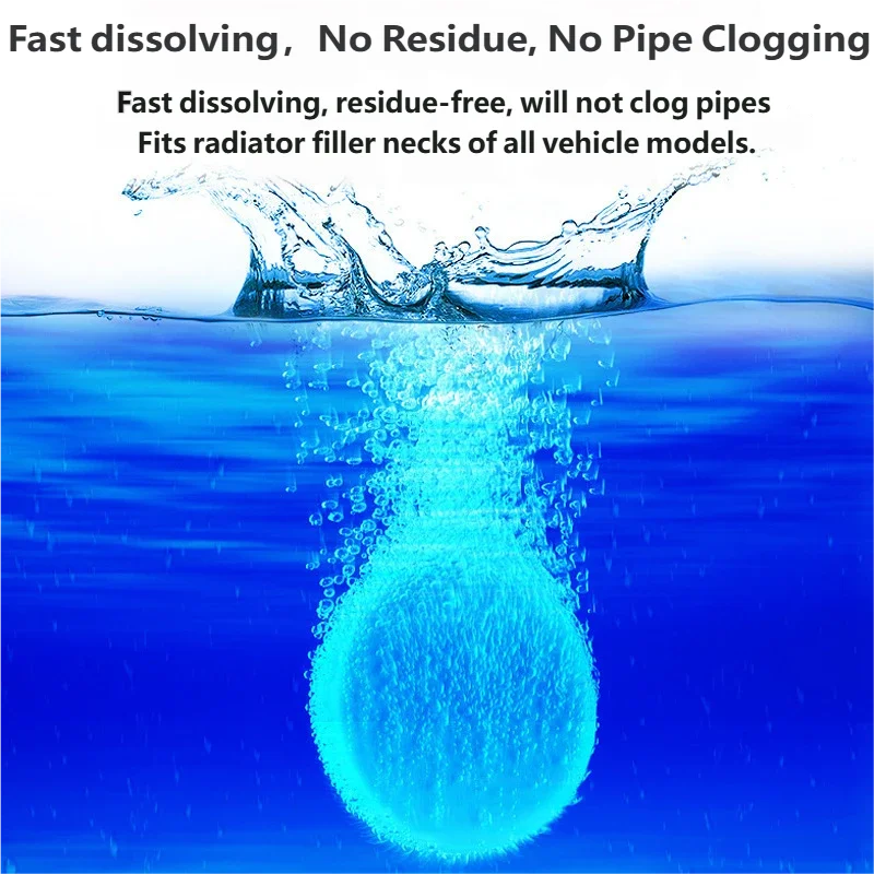 Car Windshield/Windscreen Washer Fluid Effervescent Tablets Solid Cleaner Auto Wiper Glass Window Concentrated Cleaning Tablets