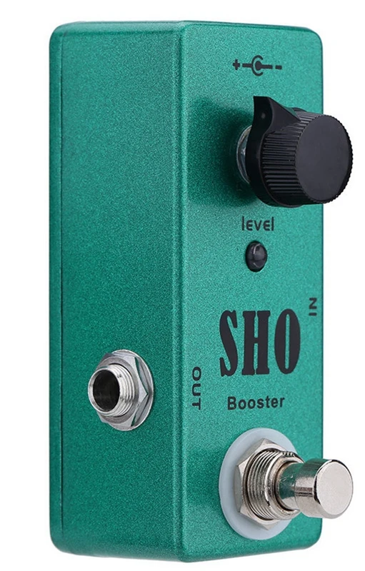 MoskyAudio SHO BOOSTER Pedal Electric Guitar Effect Pedal True Bypass Guitar Parts Green Color Effects Processors DJ Equipment