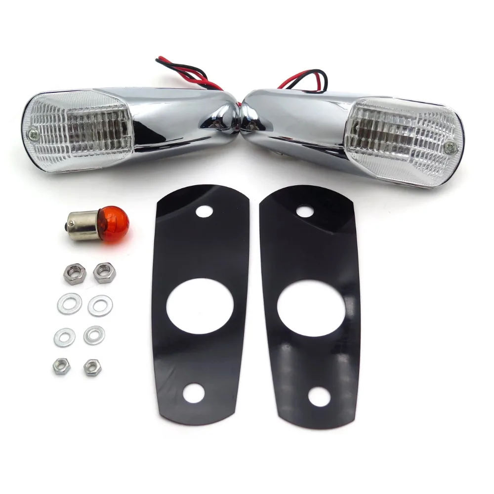 Motorcycle Parts Flash Turn Signals for Kawasaki 2006 2007 2008 2009 ZX ZX14 ZX14R ZZR1400 Clear 2