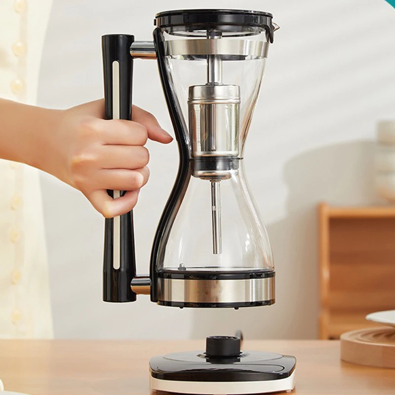 Coffee Siphon Pot Glass Drip Vacuum Filter Coffee Siphon Tools Heat-Resistant Syphon Glass Coffee Maker