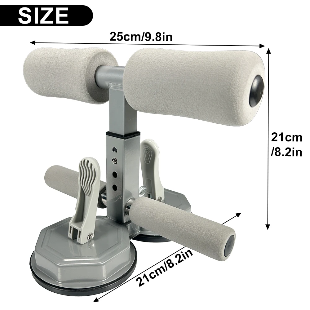 

1 шт., помощник для тренировки брюшного пресса с эспандером и двойной присоской, держатель для ног, оборудование для домашнего спортзала