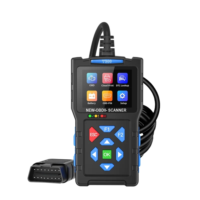 T21C T300 OBD2 Diagnostic Tool Superior Check Engine Code Reader With Reset Function 6 Mode 8 Readiness For All Vehicles Car