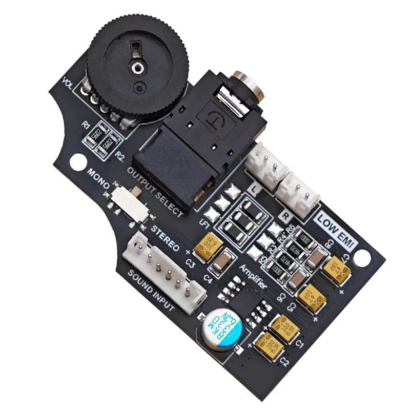 ABKI-двухканальная аудиоплата громкости для игрового оборудования SEGA с использованием аудиоконденсаторов ELNA для запасных частей игровой консоли GG