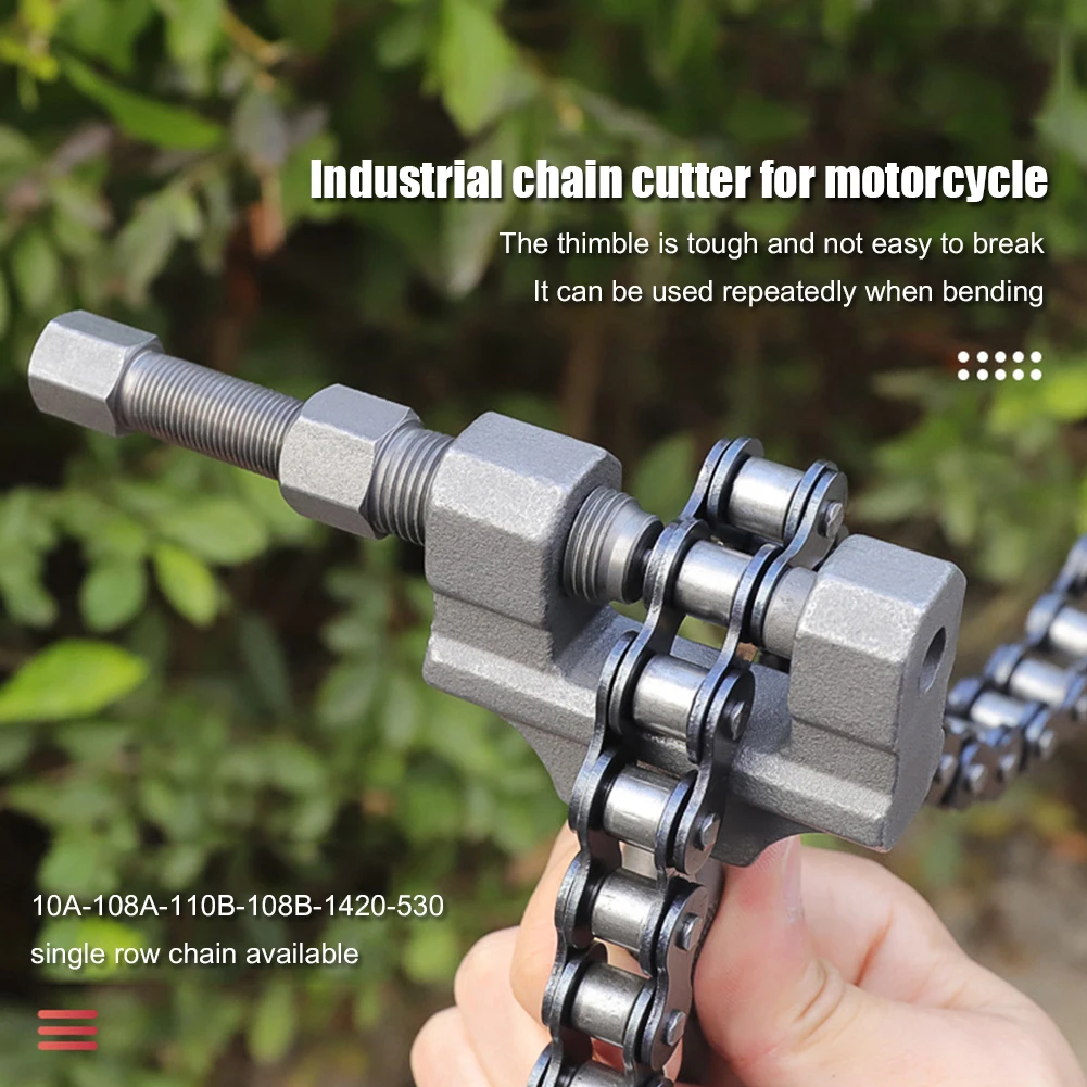 Motorcycle Chain Breaker Link Removal Splitter Motor Chain Cutter Riveting Tool