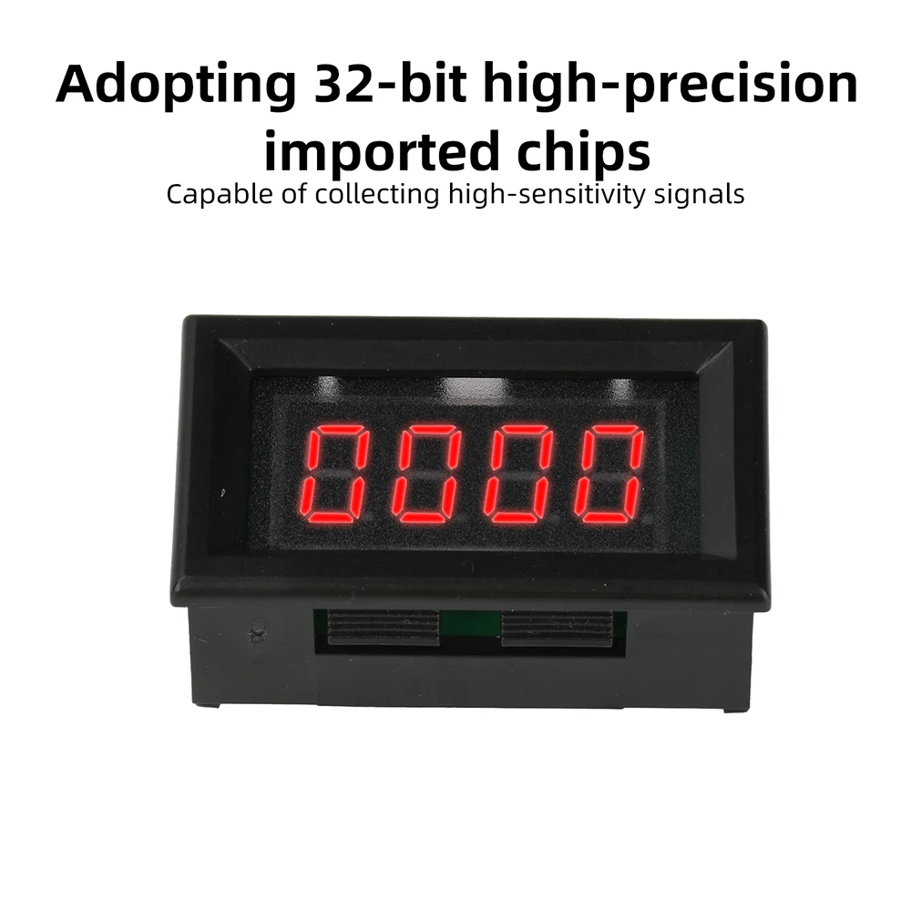 Digital High-Voltage Meter 0-100V 100-3800V Voltage Tester 0.56 Inch LED Display Panel with Connect Wires 32-bit chip