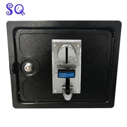Medium 20*25cm Coin Door Arcade Cabinet Black Iron Door For MAME Jamma Arcade Game Machine Project