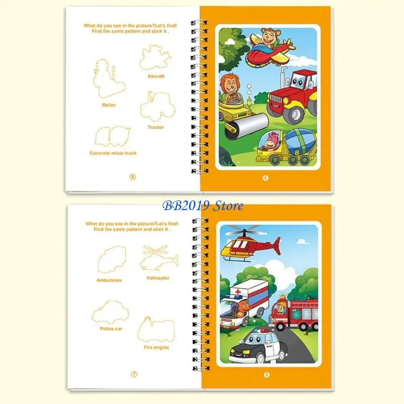 Q0KB-Juego tapete para dibujar agua para niños, juguete artístico viaje Transportable con Plan reciclable, mejora