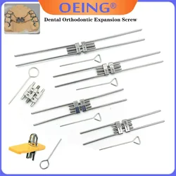 Dental Orthodontic Expansion Screw Rapid Palatal Expander Hyrax Mini Standard Stainless steel Frame 8 9 11 13mm Dentist Tools